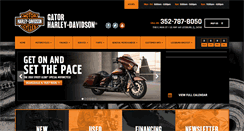 Desktop Screenshot of gatorharley.com